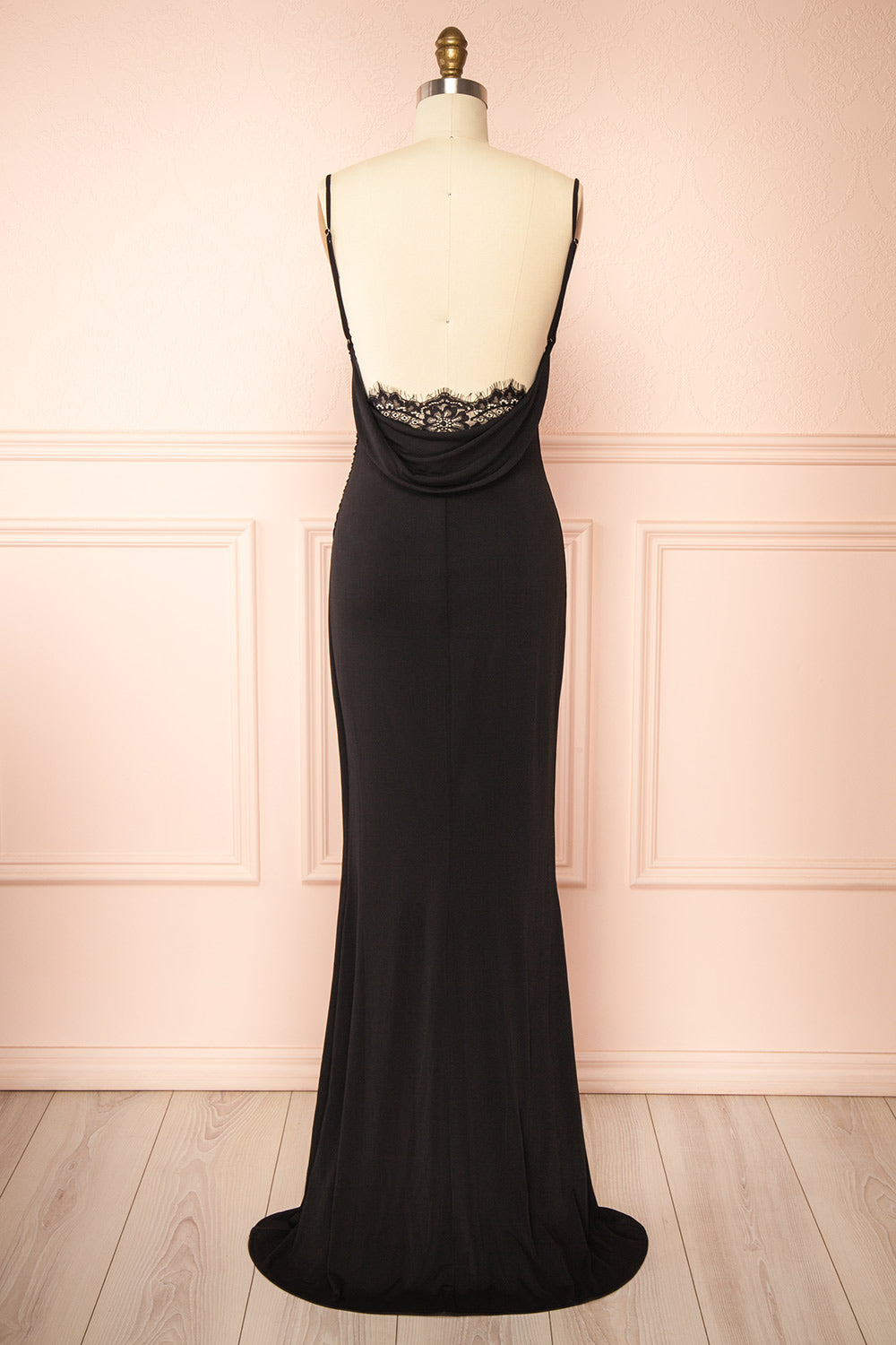 Nayla Black | Mermaid Maxi Dress with Open Back
