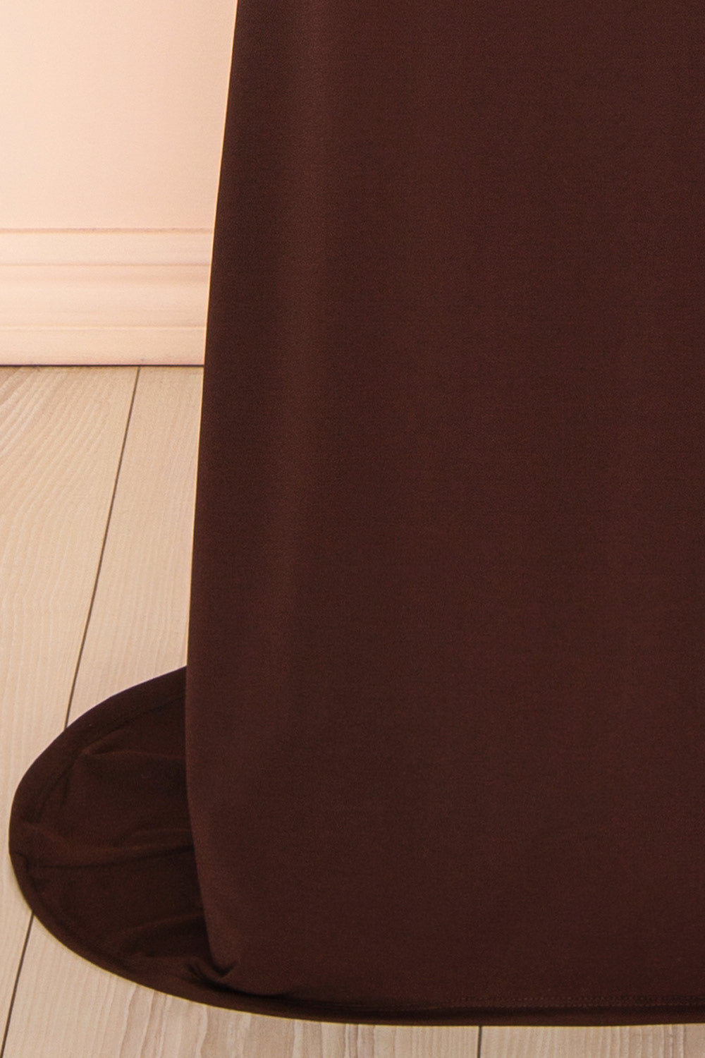 Nayla Brown | Mermaid Maxi Dress with Open Back