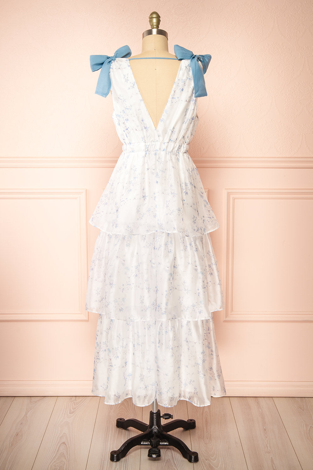 Neiva | Floral Tiered Midi Dress