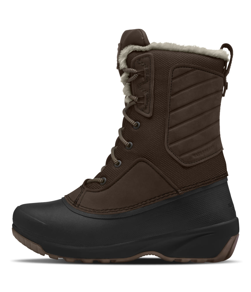 The North Face - Shellista IV Mid WP - Women's - Utility Brown/TNF Black