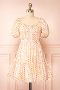 Nimue | Floral A-Line Short Dress