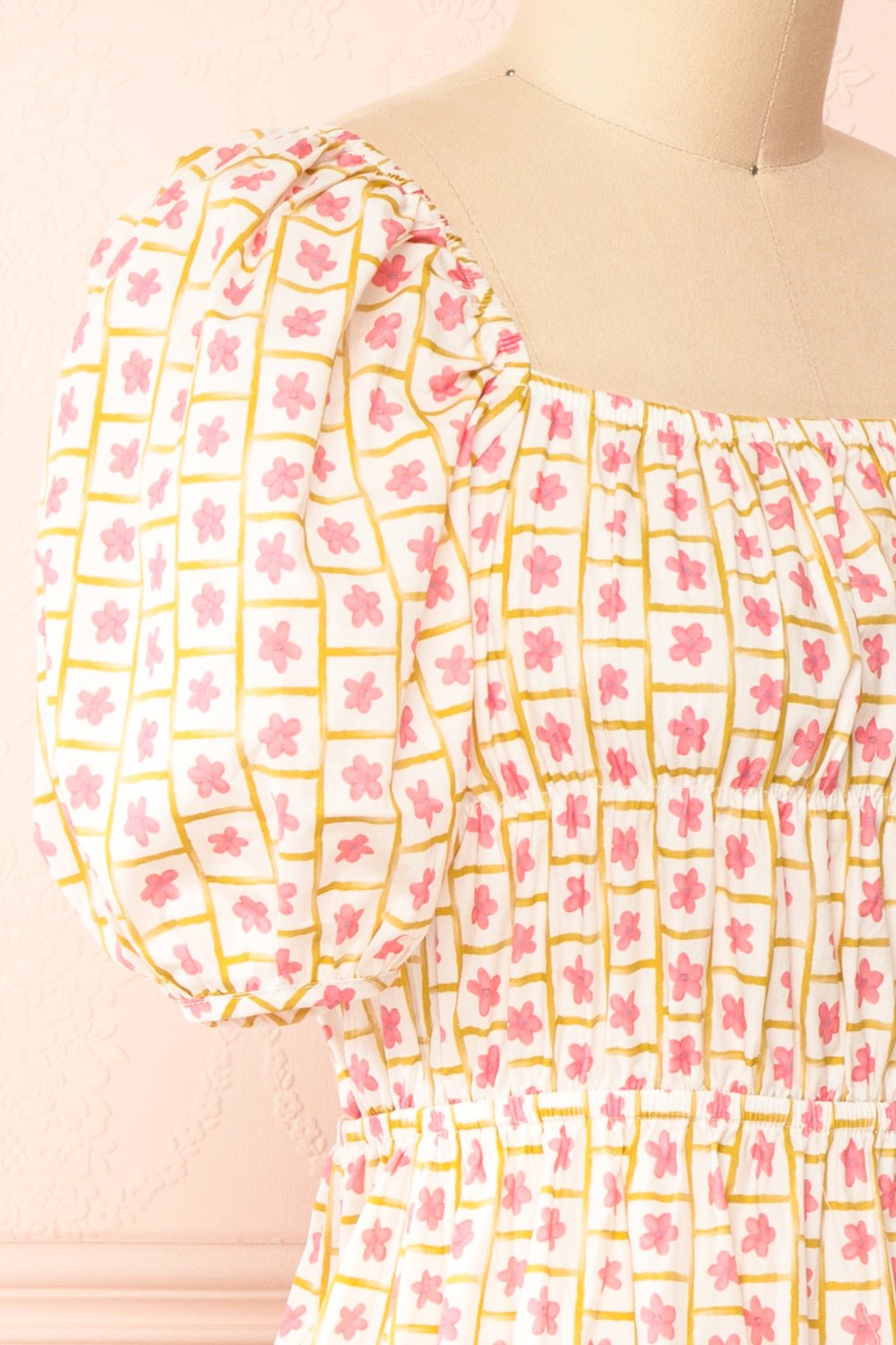 Nimue | Floral A-Line Short Dress