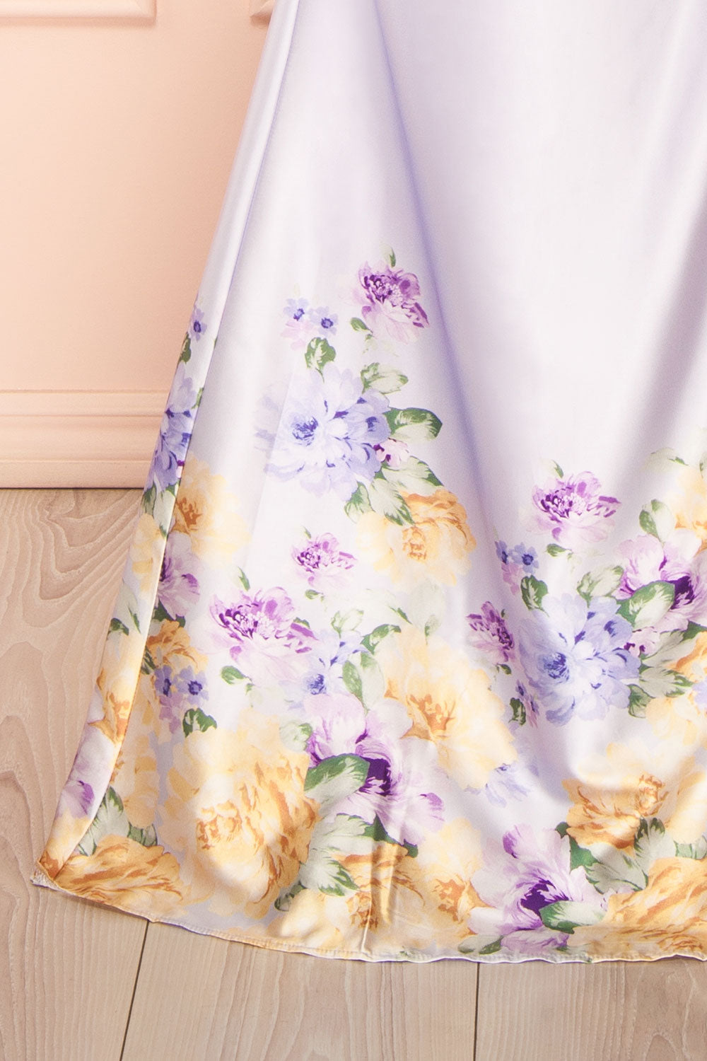 Nymara | One-Shoulder Lilac Dress with Slit