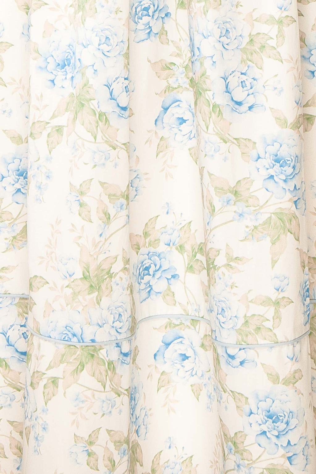 Opaline Blue | Floral Maxi Dress with Pockets