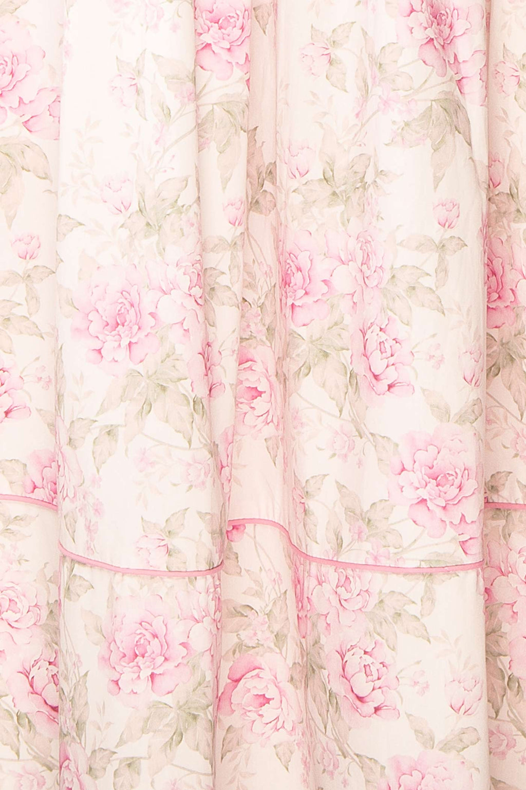 Opaline Pink | Floral Maxi Dress with Pockets