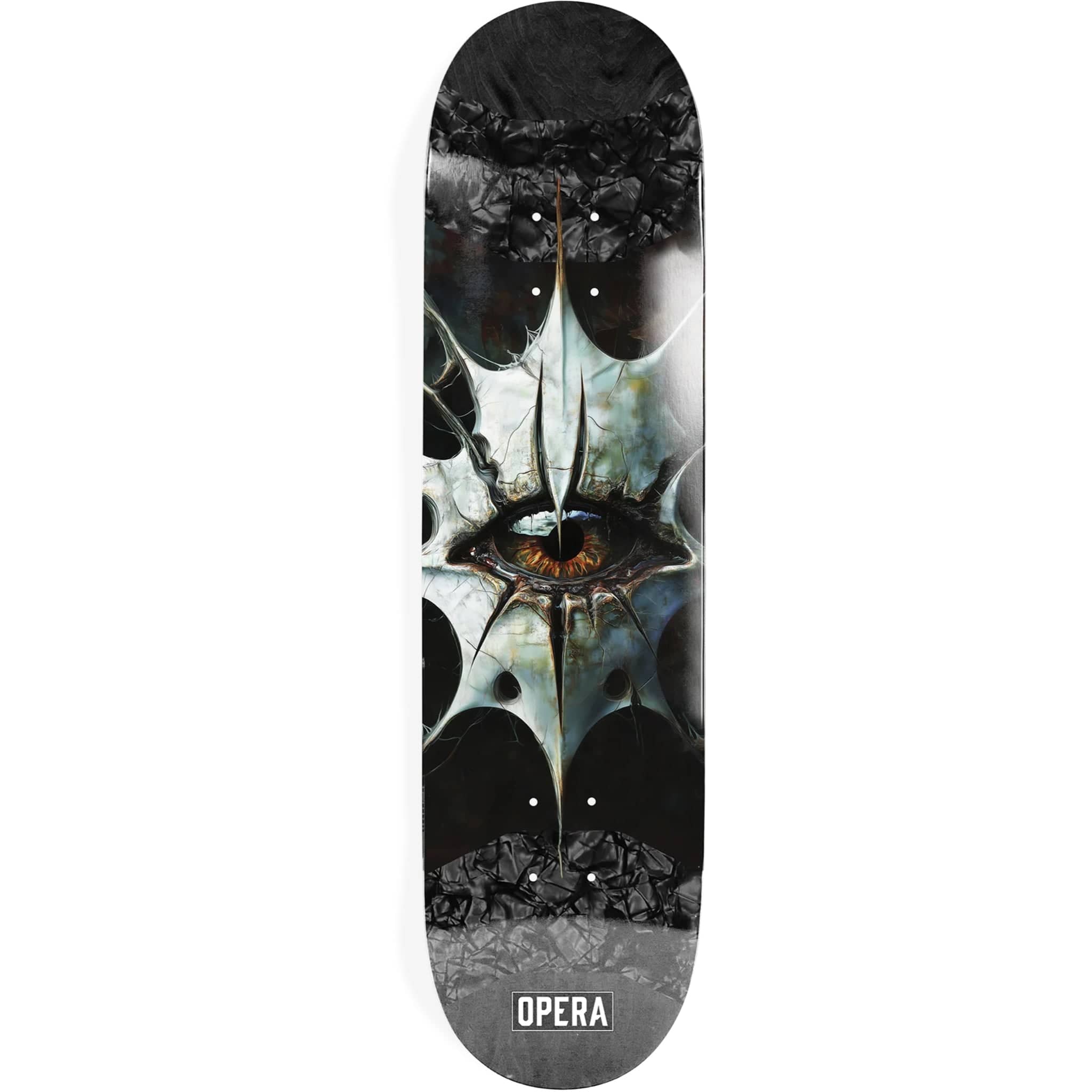 Opera Evil Eye Symmetrical EX7 Pop Slick Skateboard Deck 8.25"