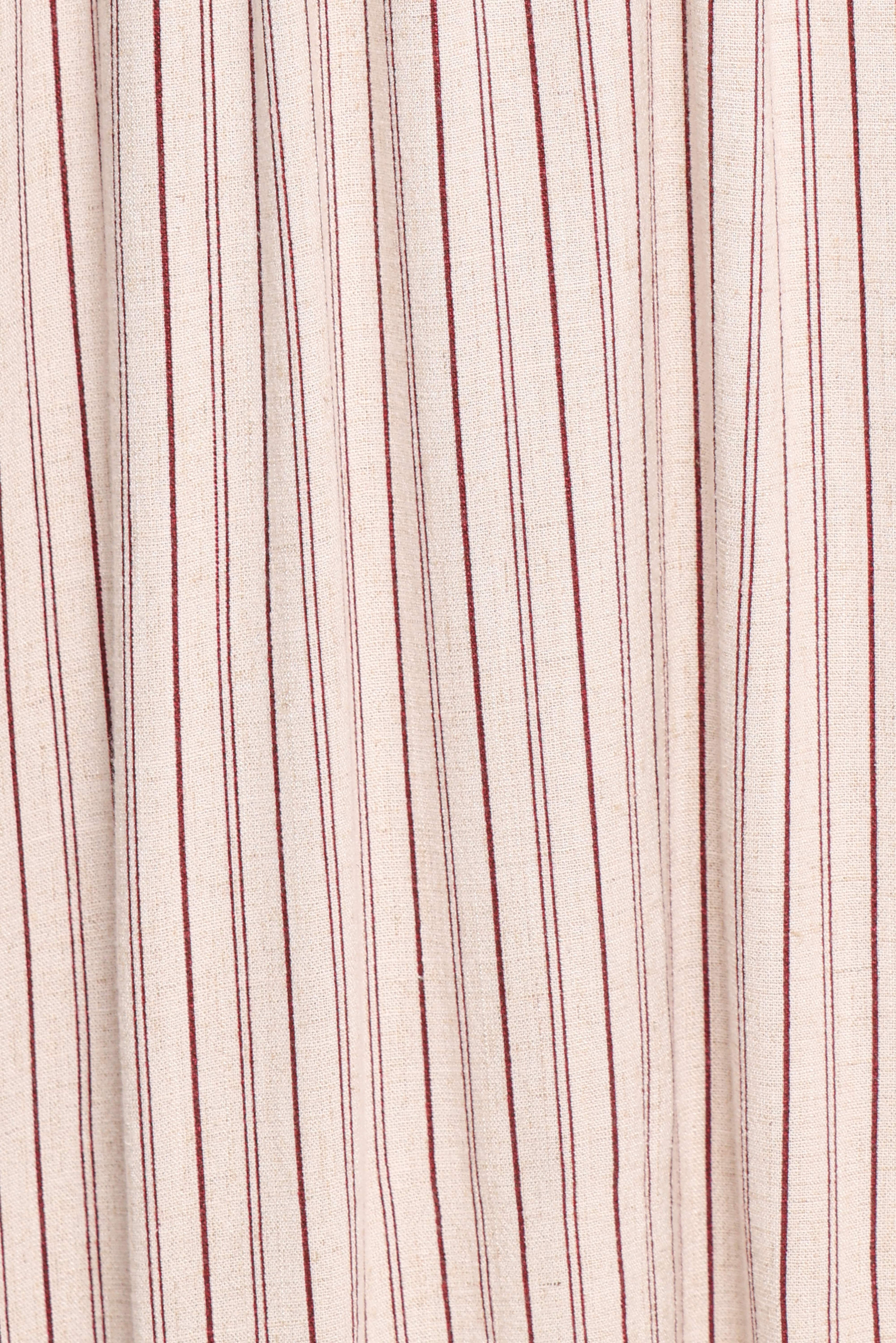 Martin Maxi Dress - Cherry Red Stripe