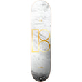 Plan B White Marble Gustavo Twin Skateboard Deck 8"