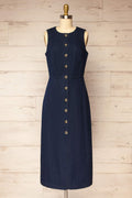 Potenza | Sleeveless Denim Midi Dress