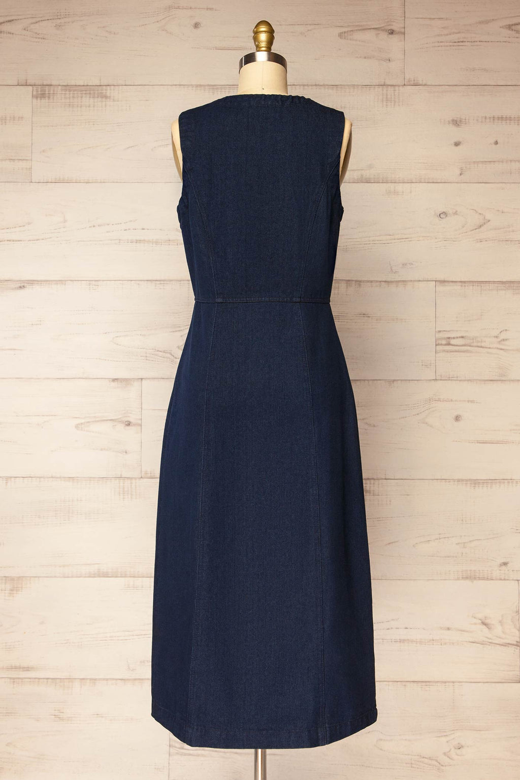 Potenza | Sleeveless Denim Midi Dress