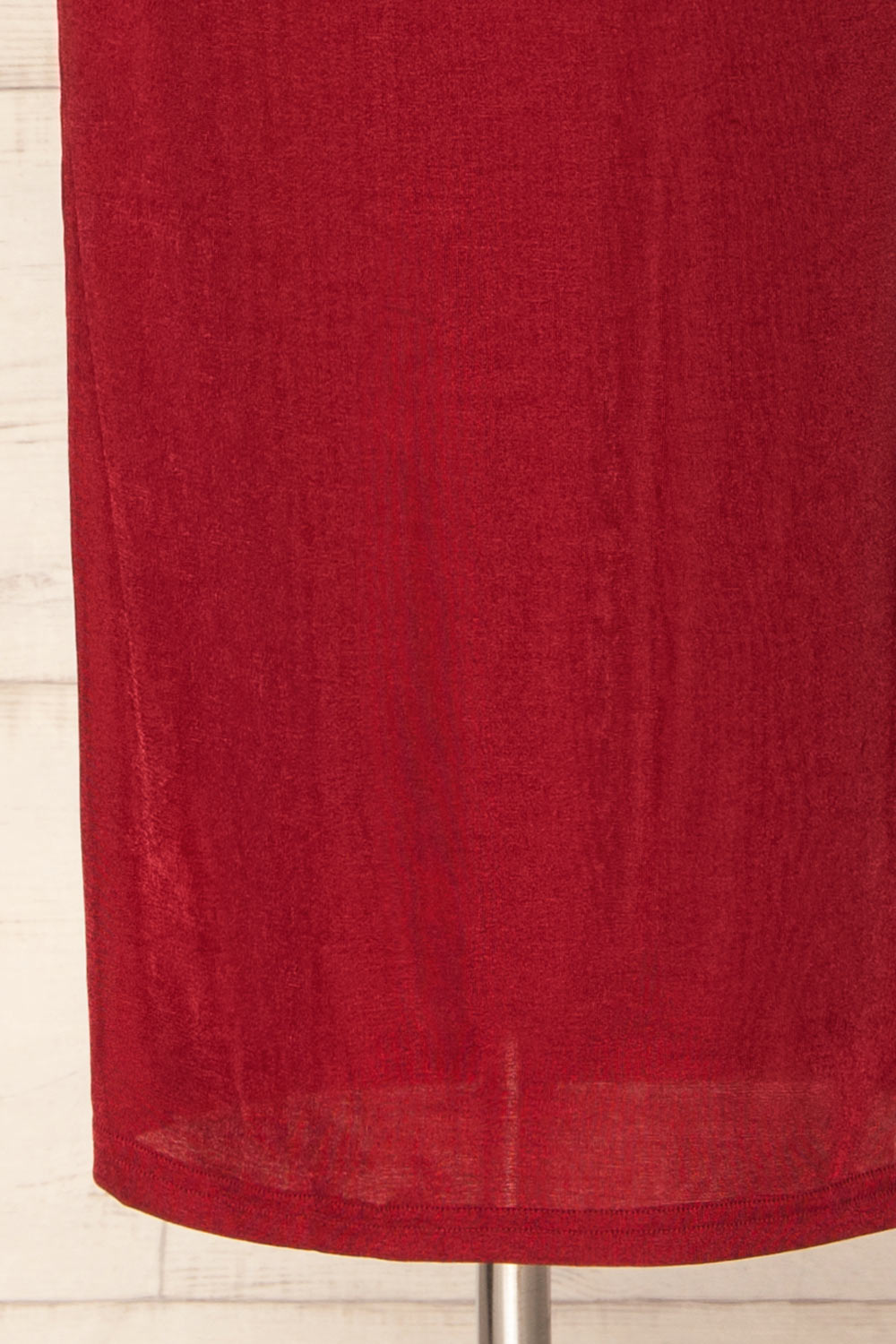 Redclife | Midi Fitted Burgundy Dress