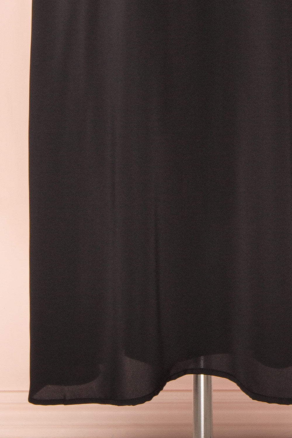Reneane Black | Long Sleeve Midi A-Line Dress
