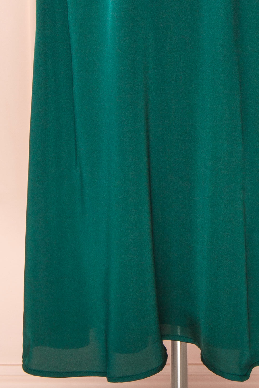 Reneane Green | Long Sleeve Midi A-Line Dress