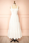 Rhianon | Ivory Maxi A-Line Dress