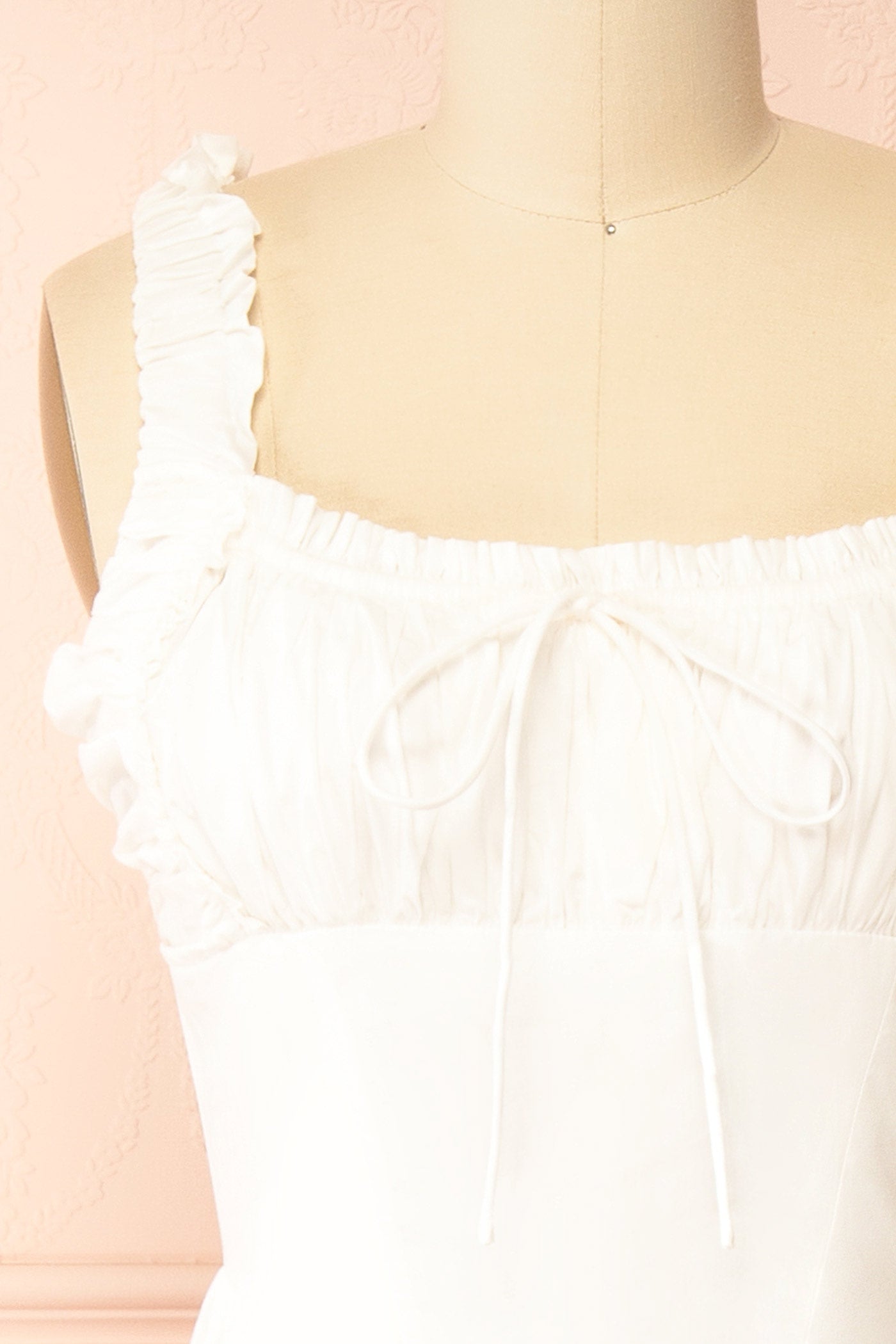 Rhianon | Ivory Maxi A-Line Dress