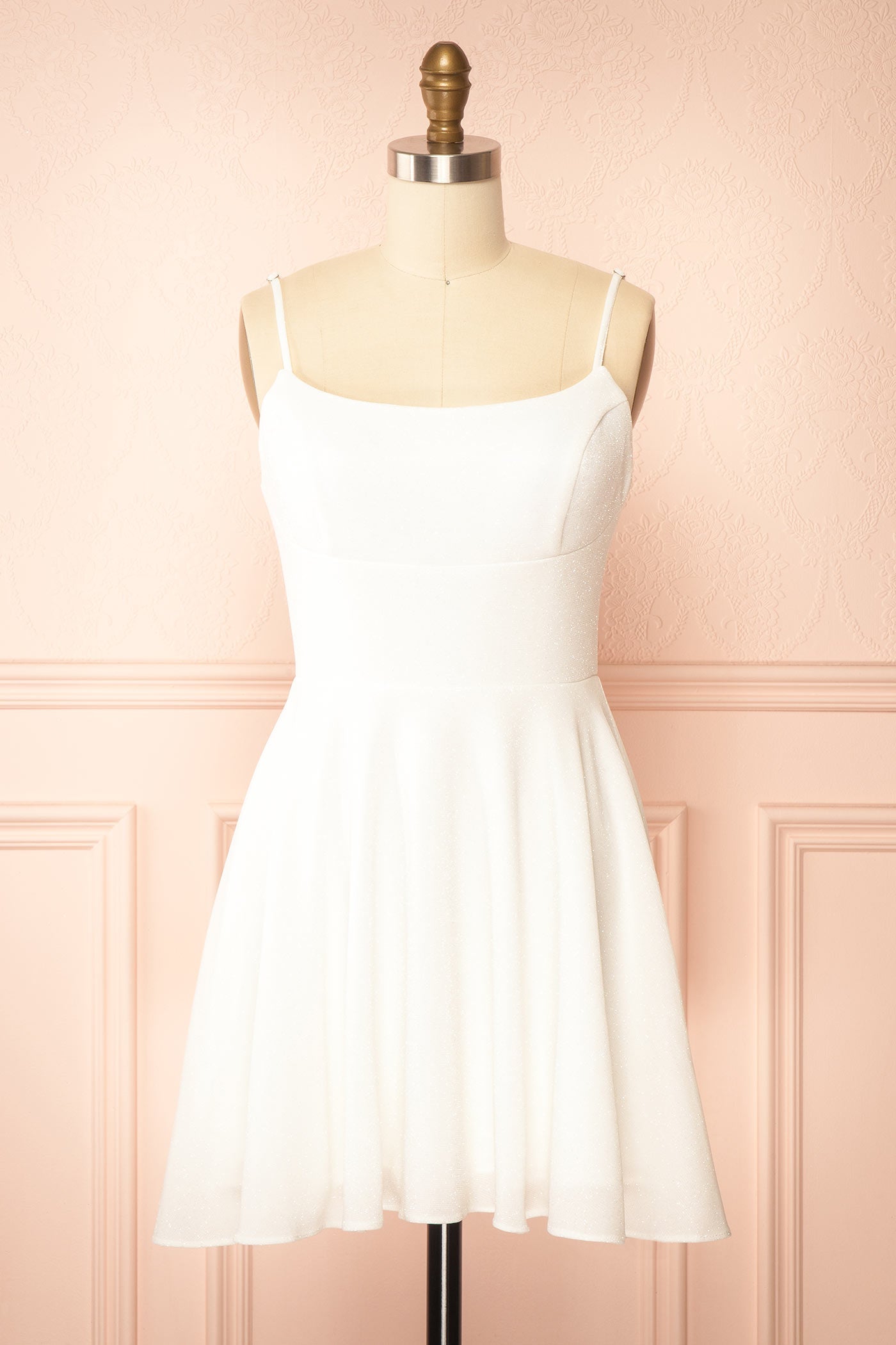 Rohan | Short Sparkly Wedding Dress with Pockets
