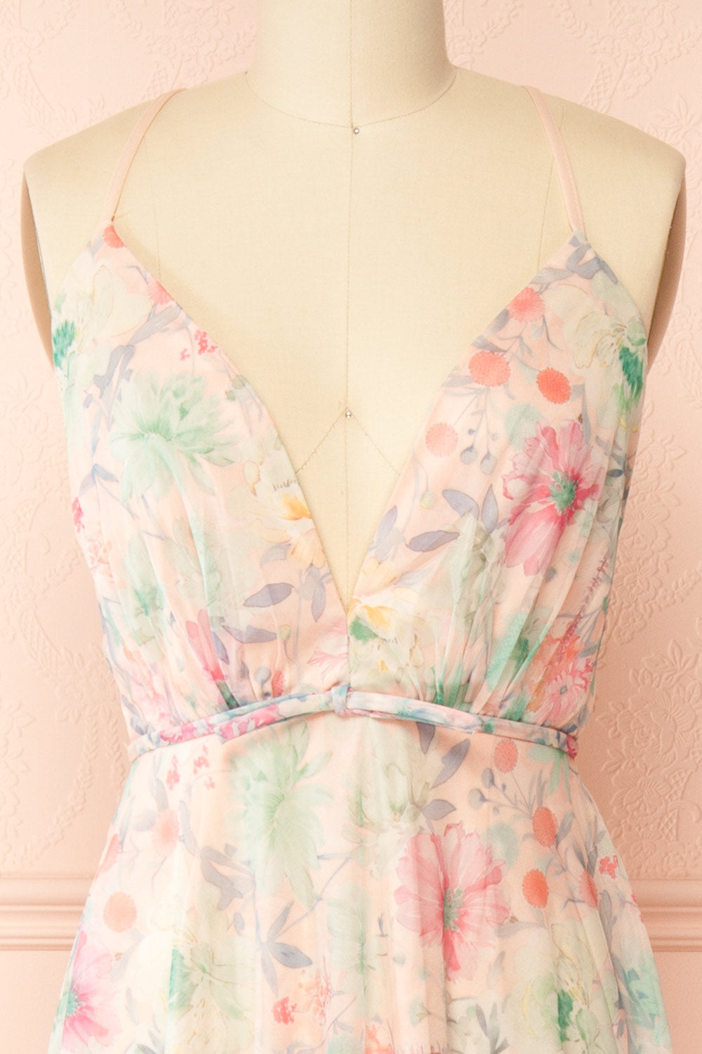 Rosehall | Floral A-Line Maxi Dress