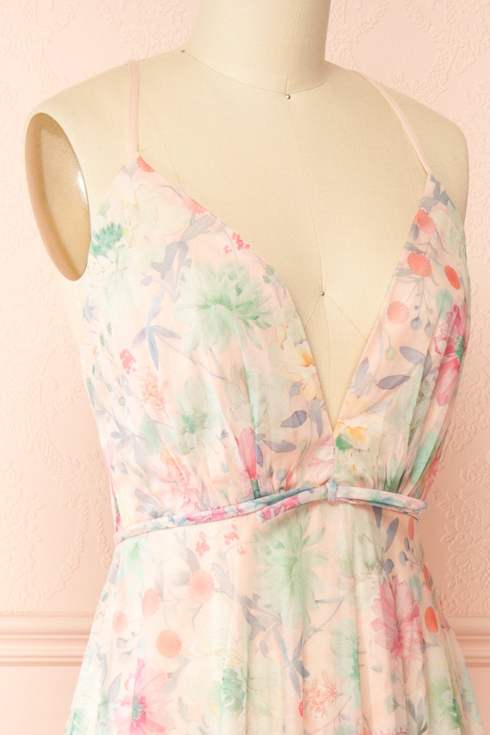 Rosehall | Floral A-Line Maxi Dress