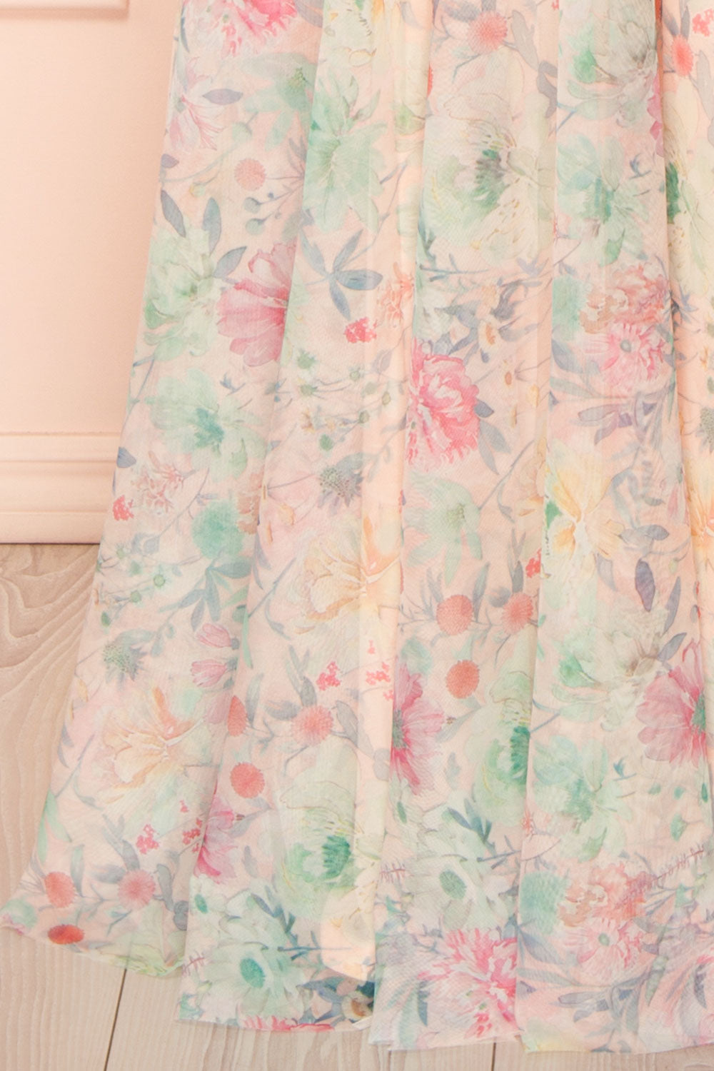 Rosehall | Floral A-Line Maxi Dress