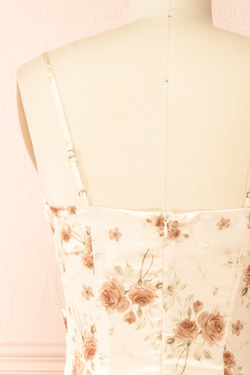 Rossy | Cowl Neck Floral Midi Dress