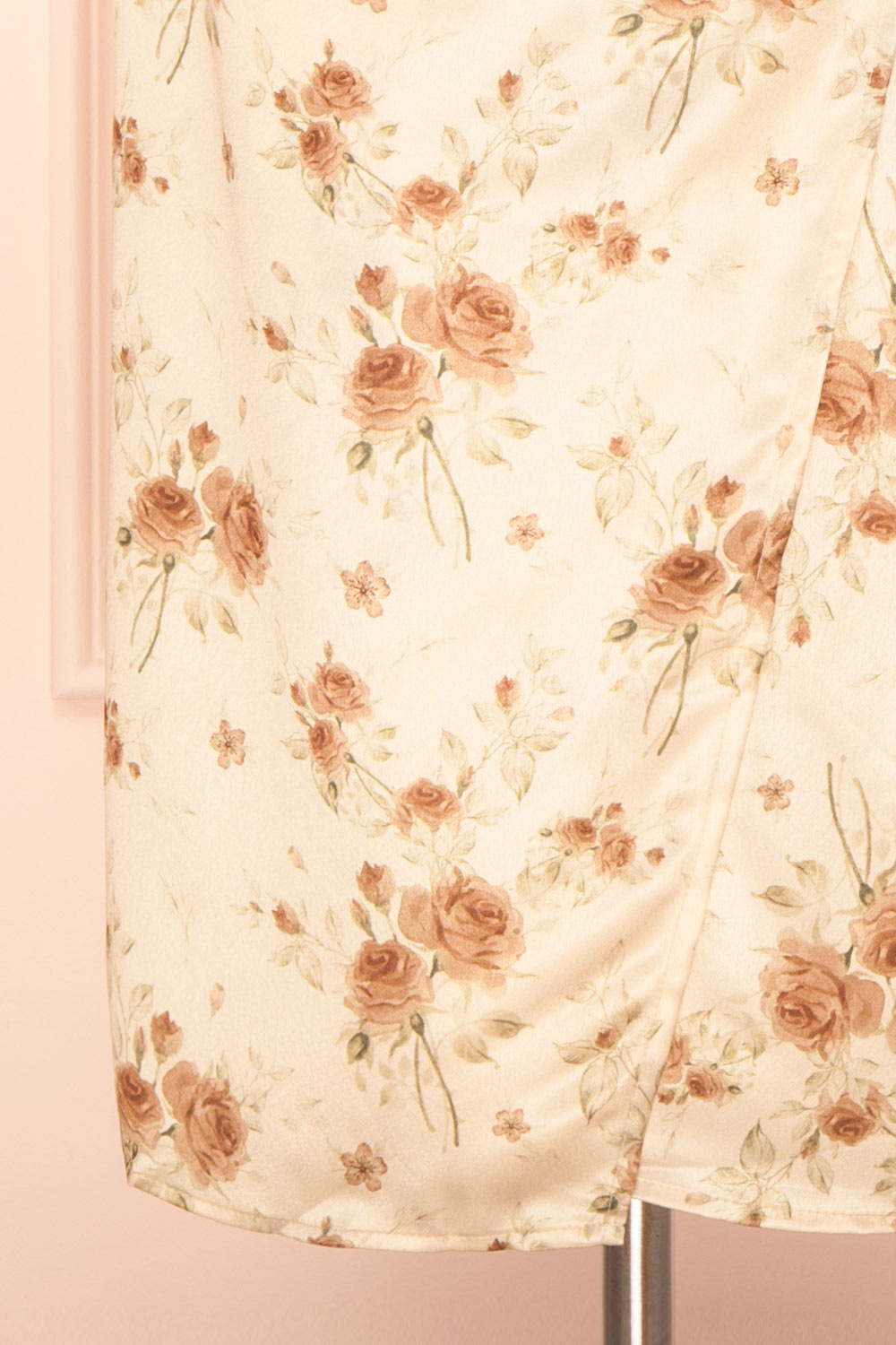 Rossy | Cowl Neck Floral Midi Dress