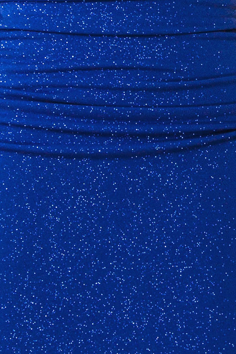 Samira Blue | Sparkly Mermaid Maxi Dress with Slit