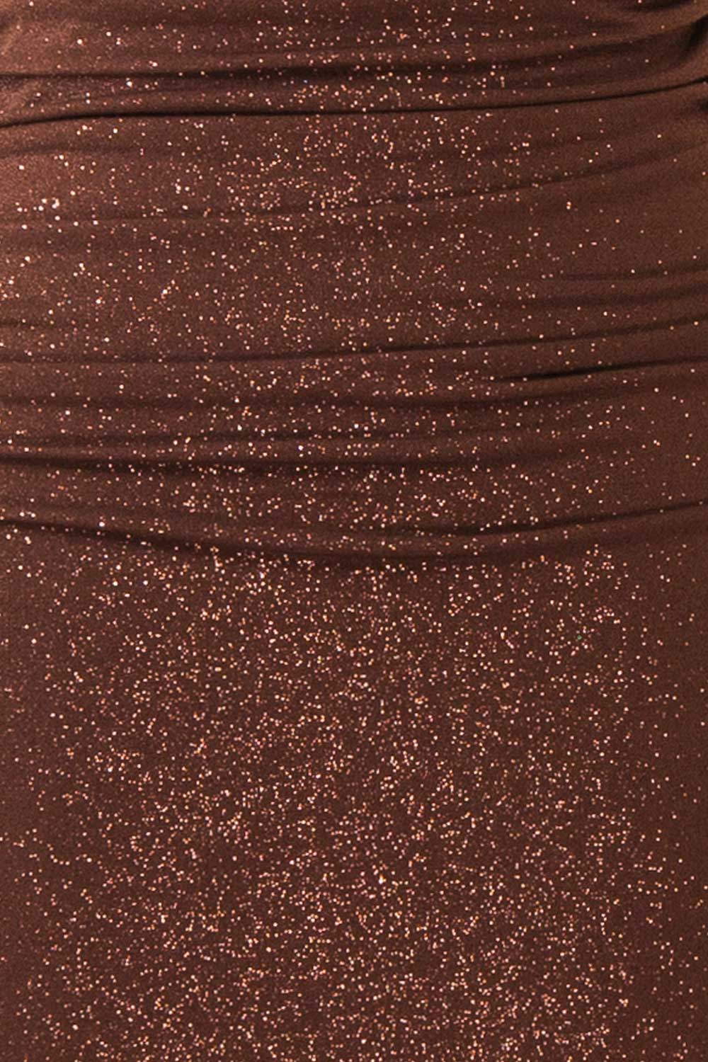Samira Brown | Sparkly Mermaid Maxi Dress with Slit