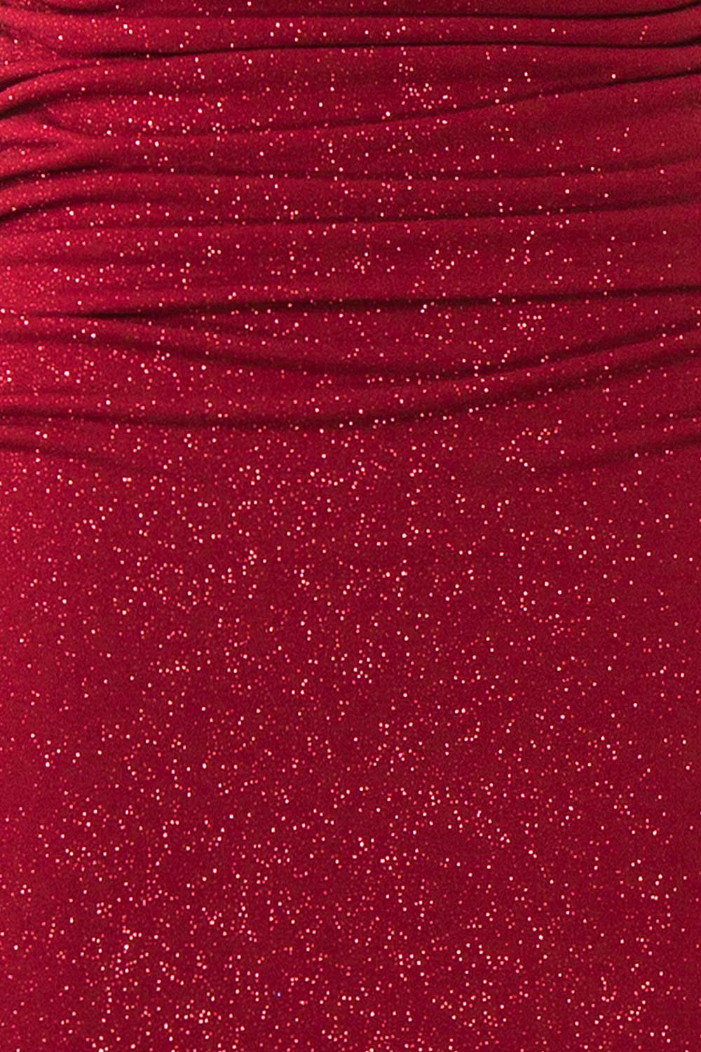 Samira Burgundy | Sparkly Mermaid Maxi Dress with Slit