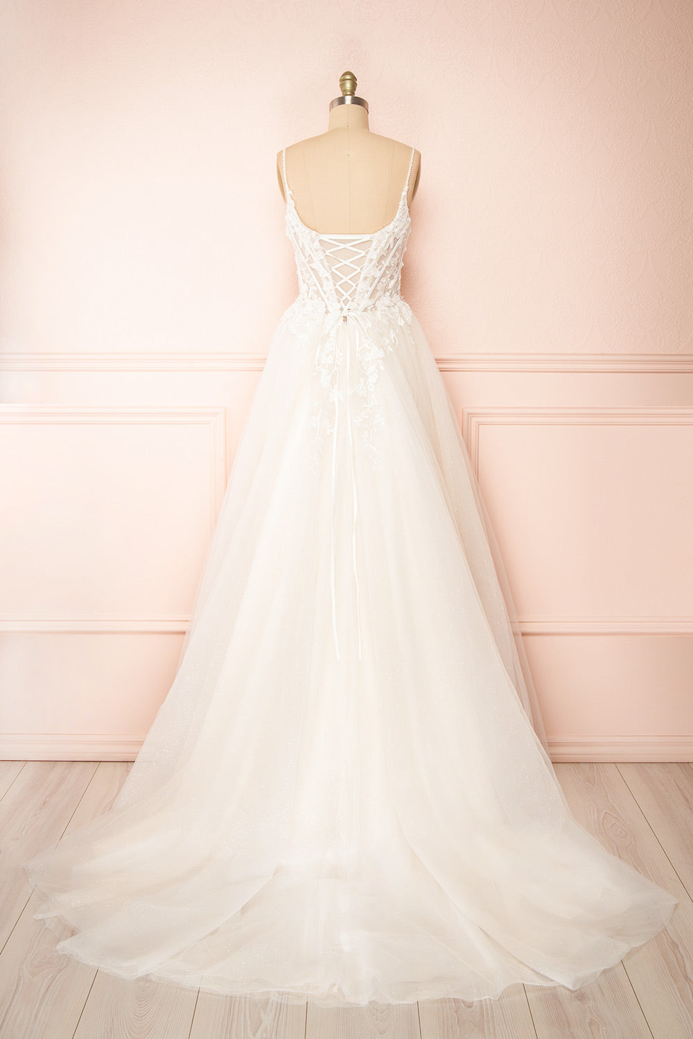 Sarienne | Sparkly A-Line Wedding Tulle Dress