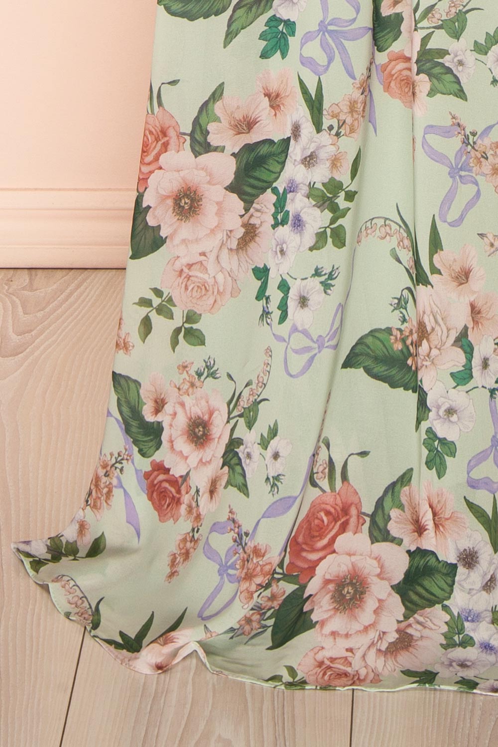 Seojun | Maxi Floral Halter Dress