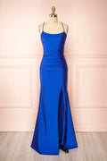 Sonia Blue | Mermaid Maxi Dress with Slit