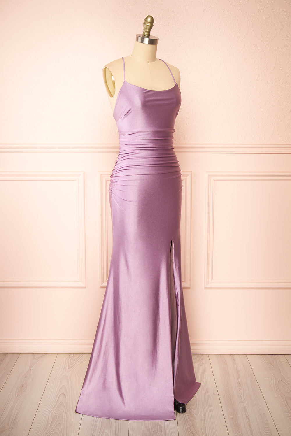 Sonia Lavender | Mermaid Maxi Dress with Slit