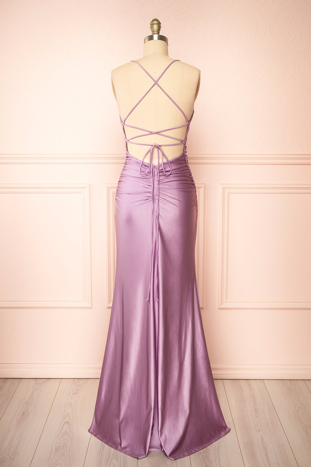 Sonia Lavender | Mermaid Maxi Dress with Slit