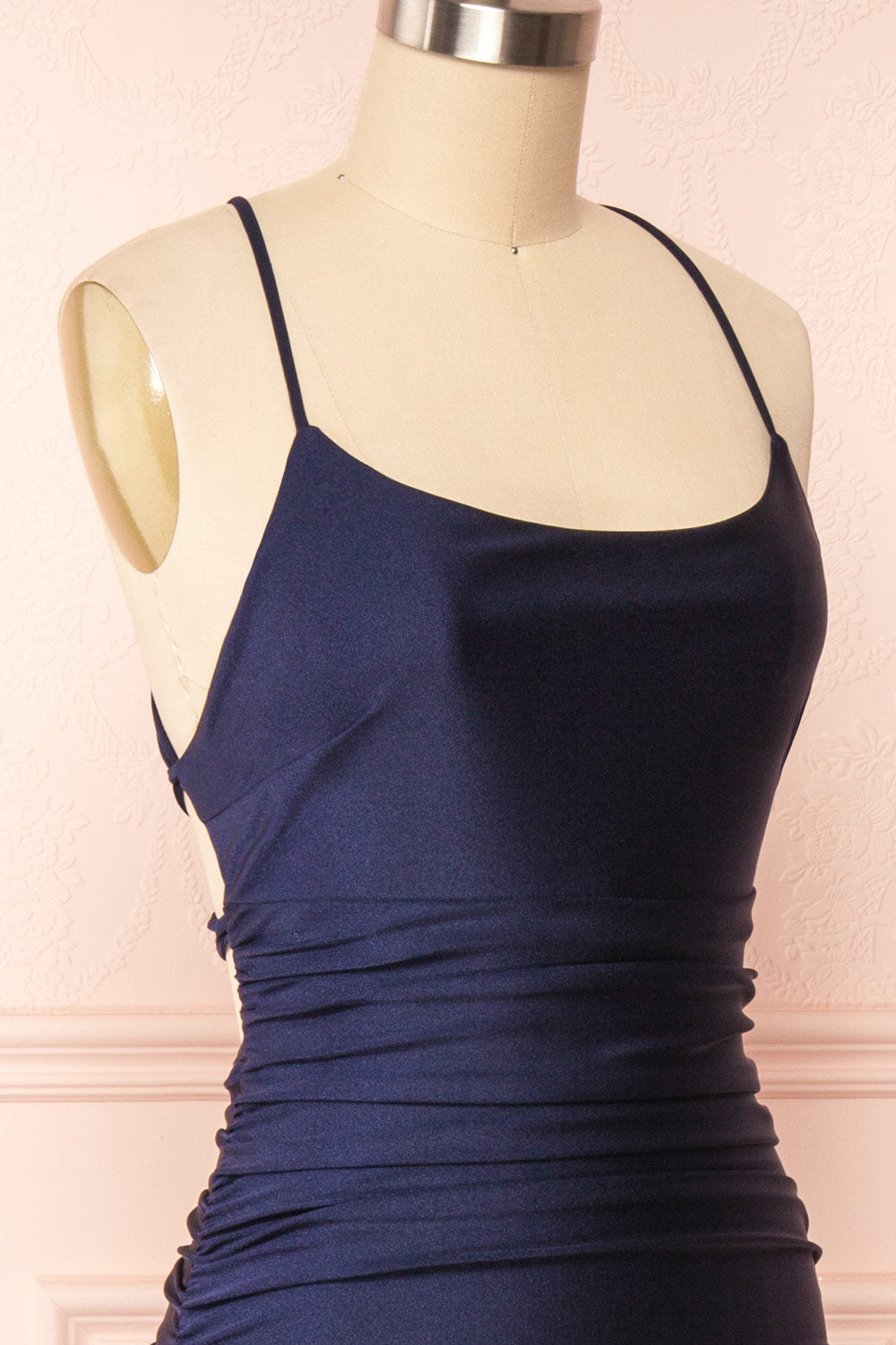 Sonia Navy | Mermaid Maxi Dress with Slit