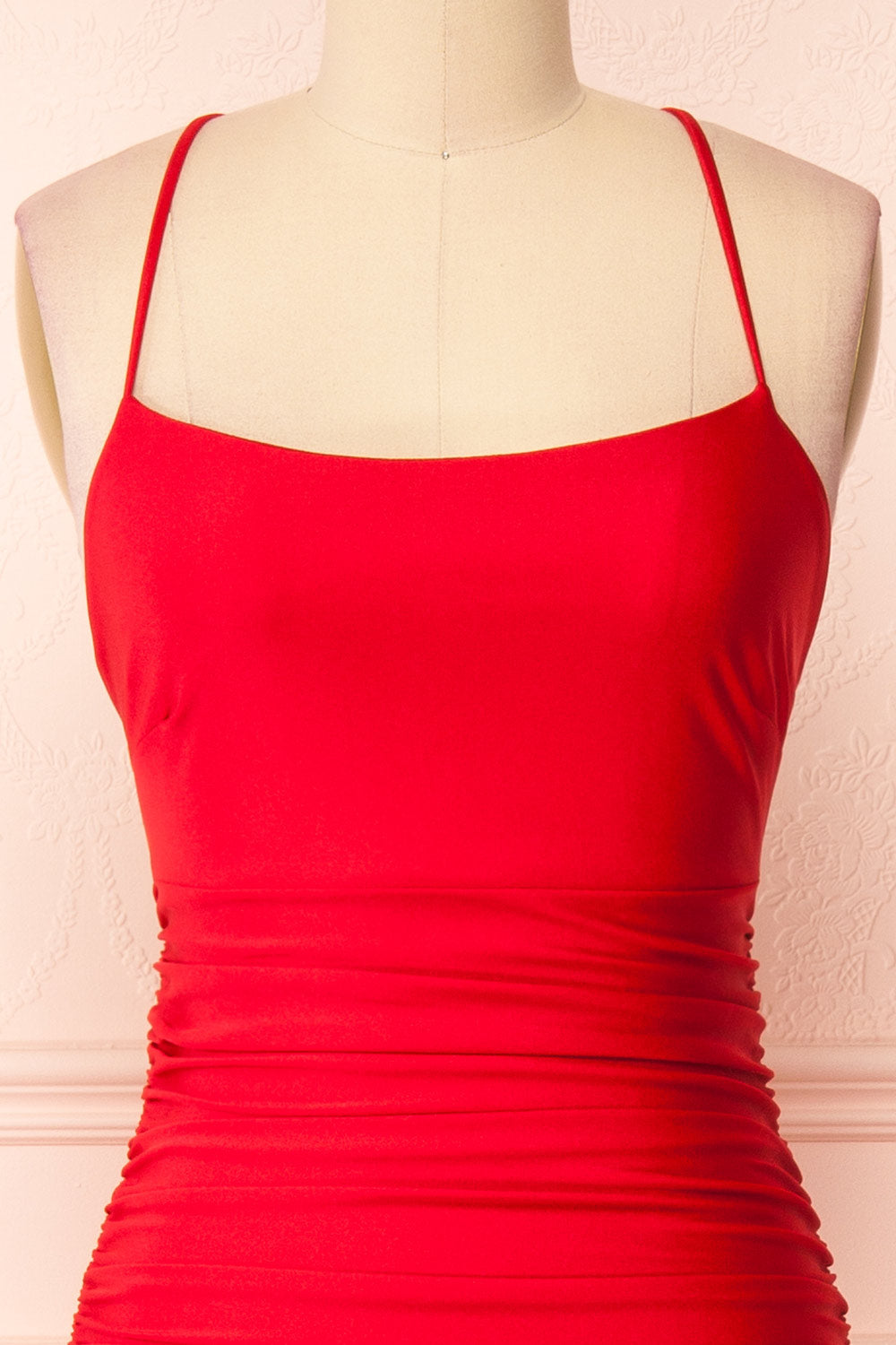 Sonia Red | Mermaid Maxi Dress with Slit