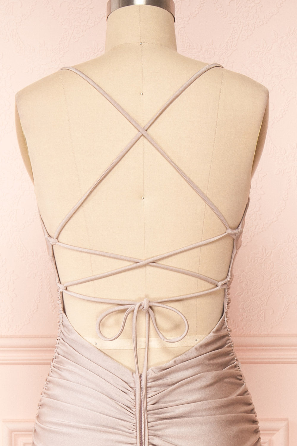 Sonia Taupe | Mermaid Maxi Dress with Slit