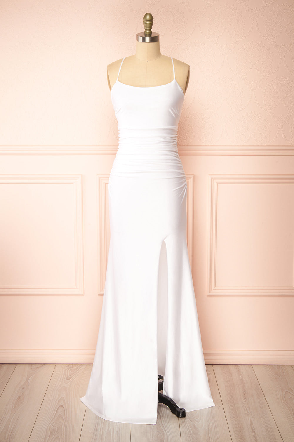 Sonia White | Mermaid Maxi Wedding Dress with Slit