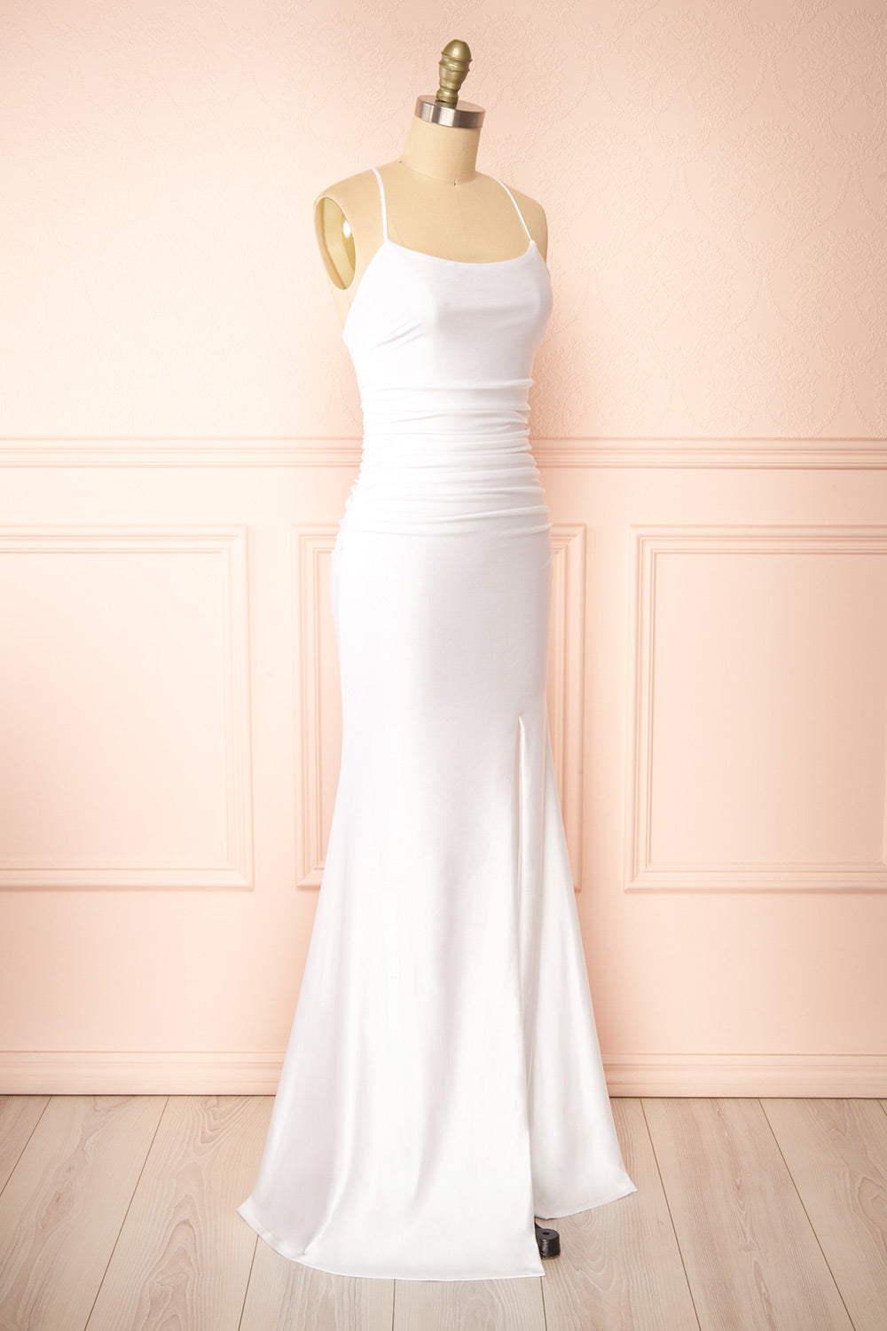 Sonia White | Mermaid Maxi Wedding Dress with Slit