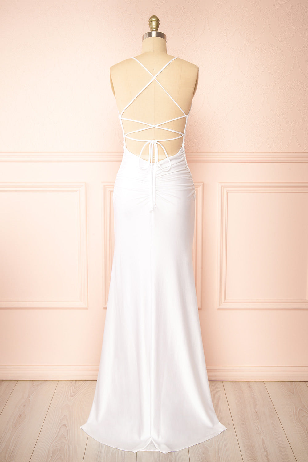 Sonia White | Mermaid Maxi Wedding Dress with Slit