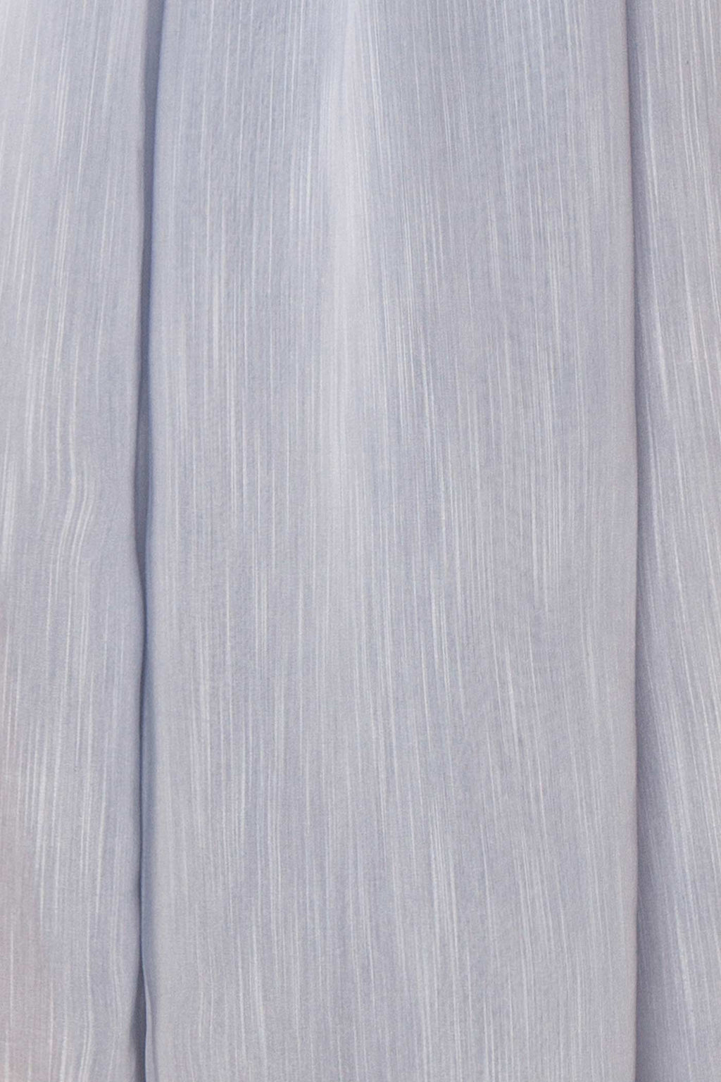 Tavila | Blue Textured Chiffon Maxi Dress with Gathered Bust