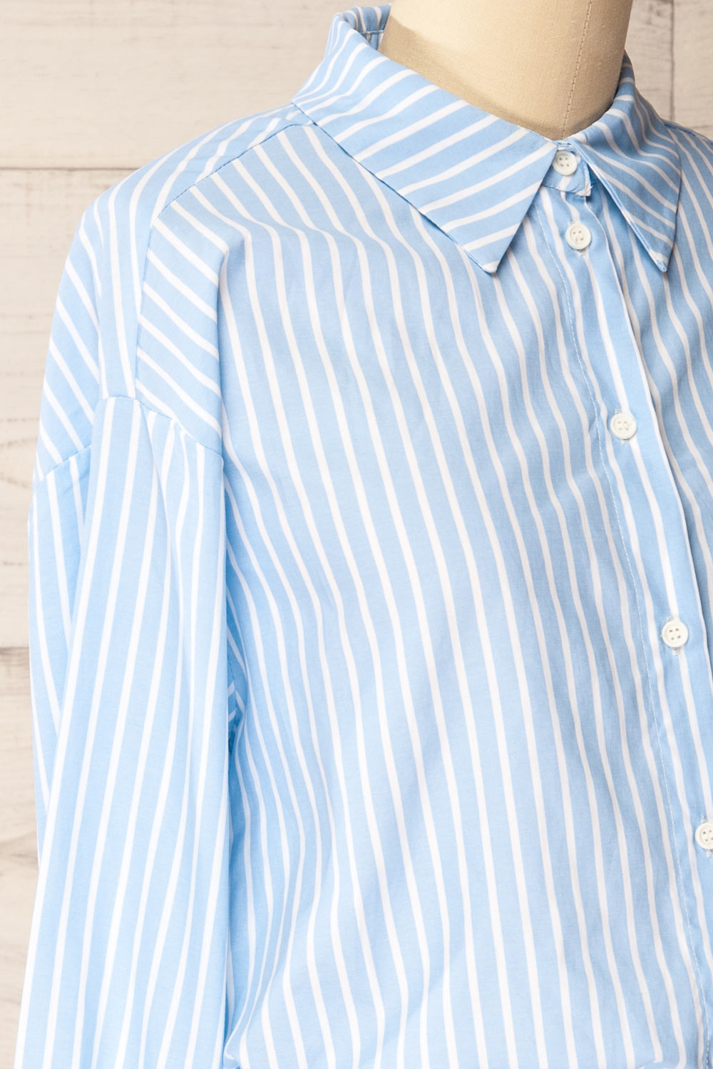 Teramo Blue | Short A-Line Striped Dress
