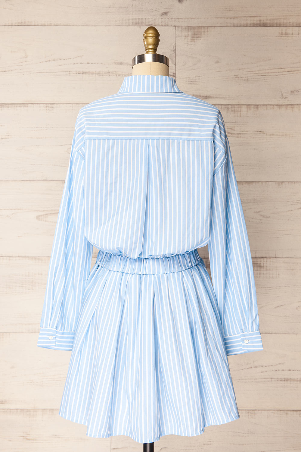 Teramo Blue | Short A-Line Striped Dress