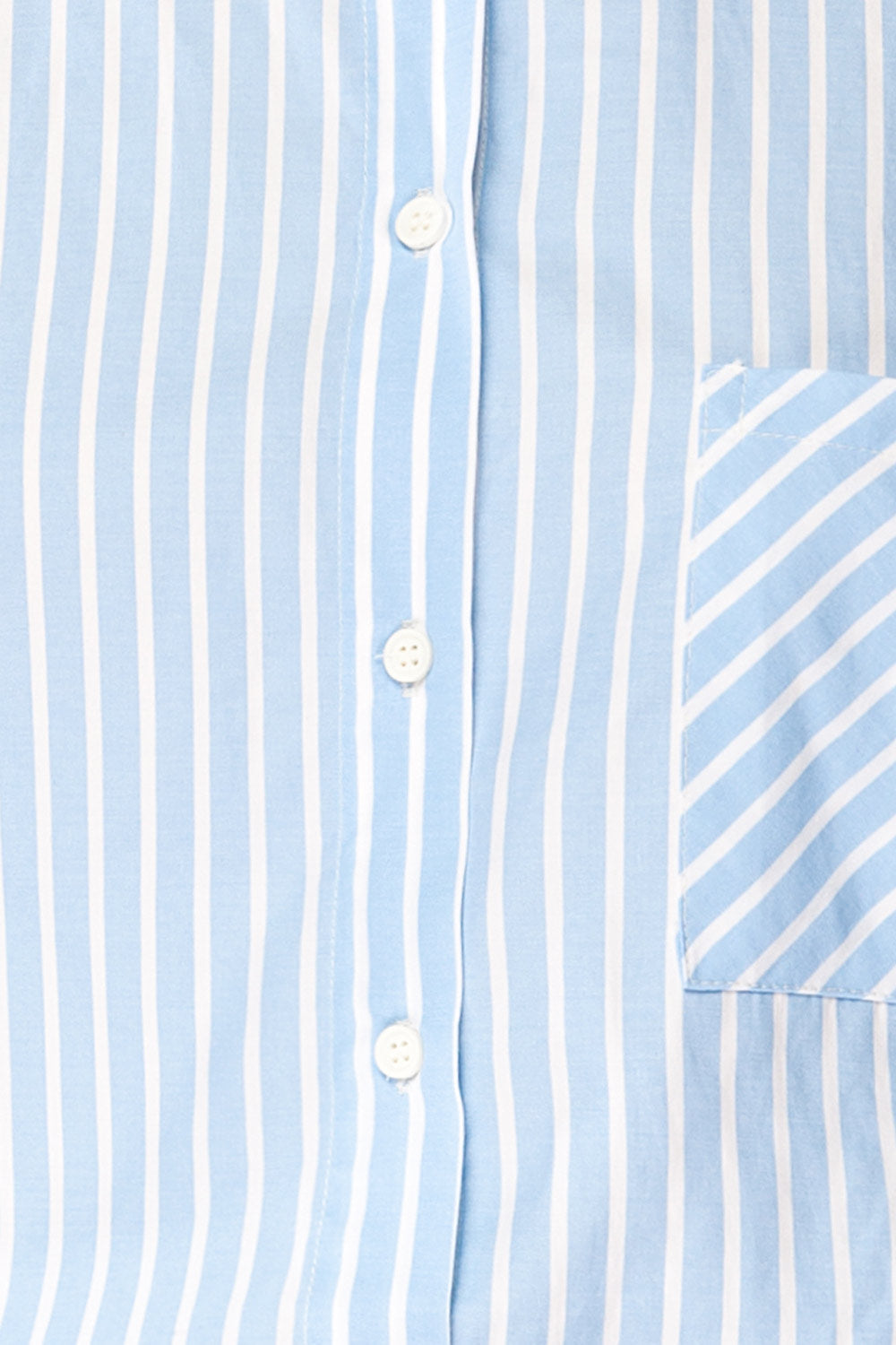 Teramo Blue | Short A-Line Striped Dress