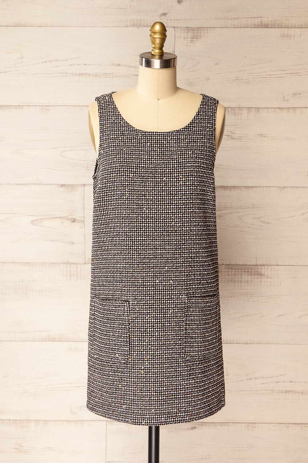Theotiste | Short Sparkling Tweed Dress