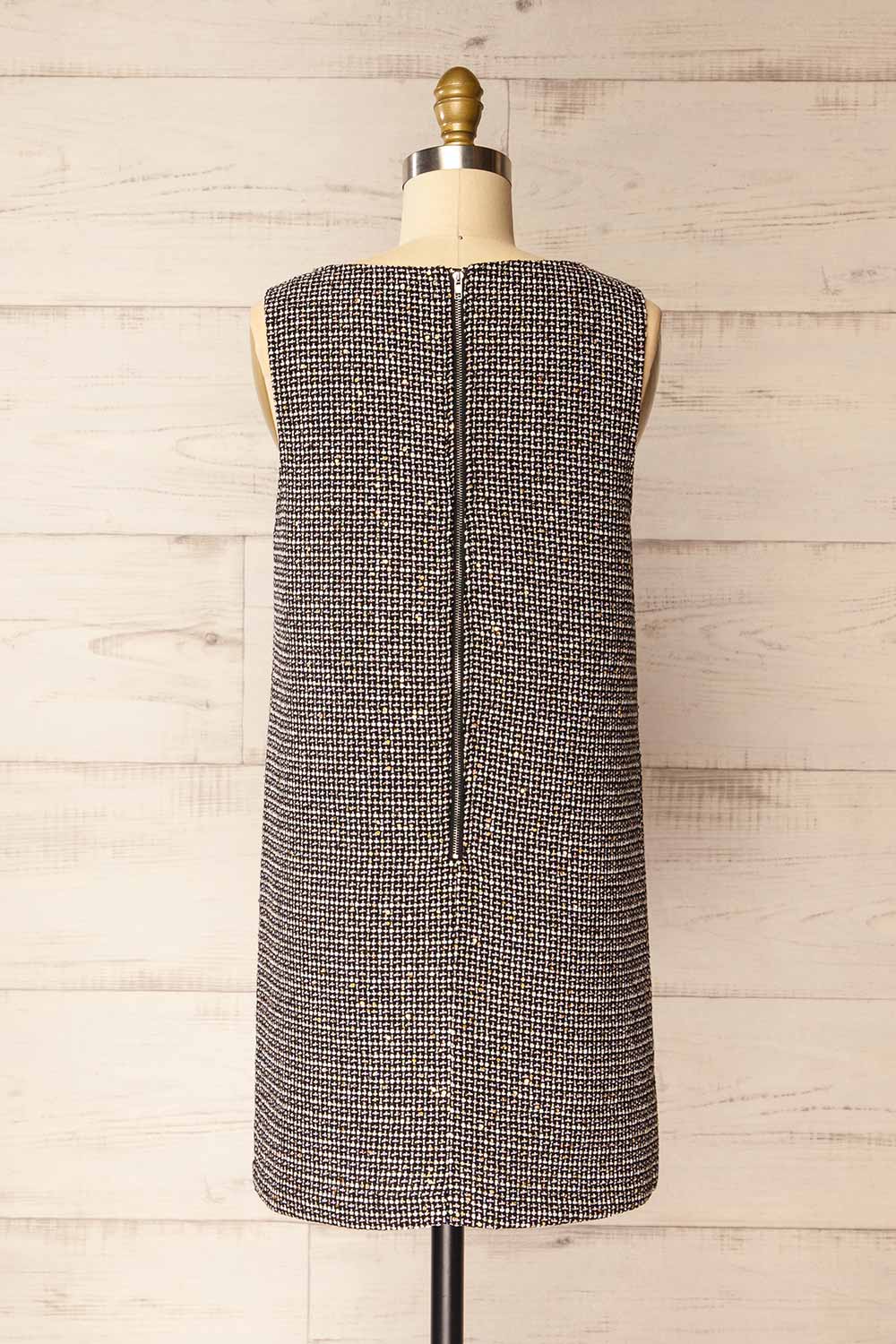 Theotiste | Short Sparkling Tweed Dress