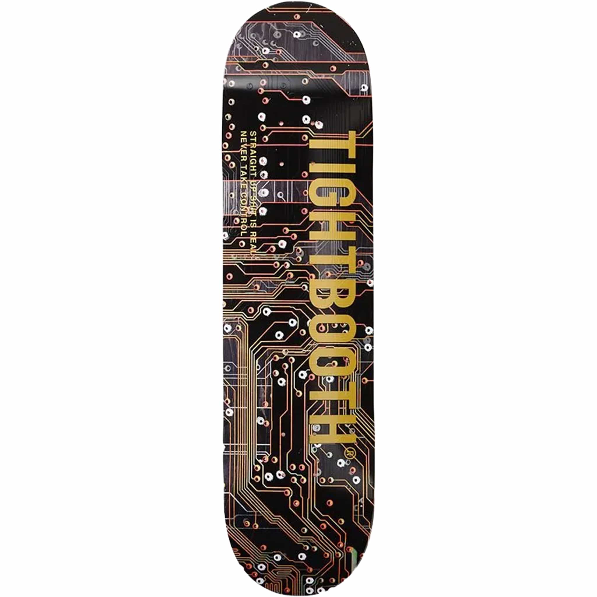 Tightbooth Chip Logo Skateboard Deck 8"