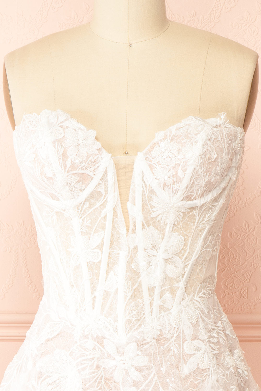 Trinity | Drop Waist Wedding Gown with Corset
