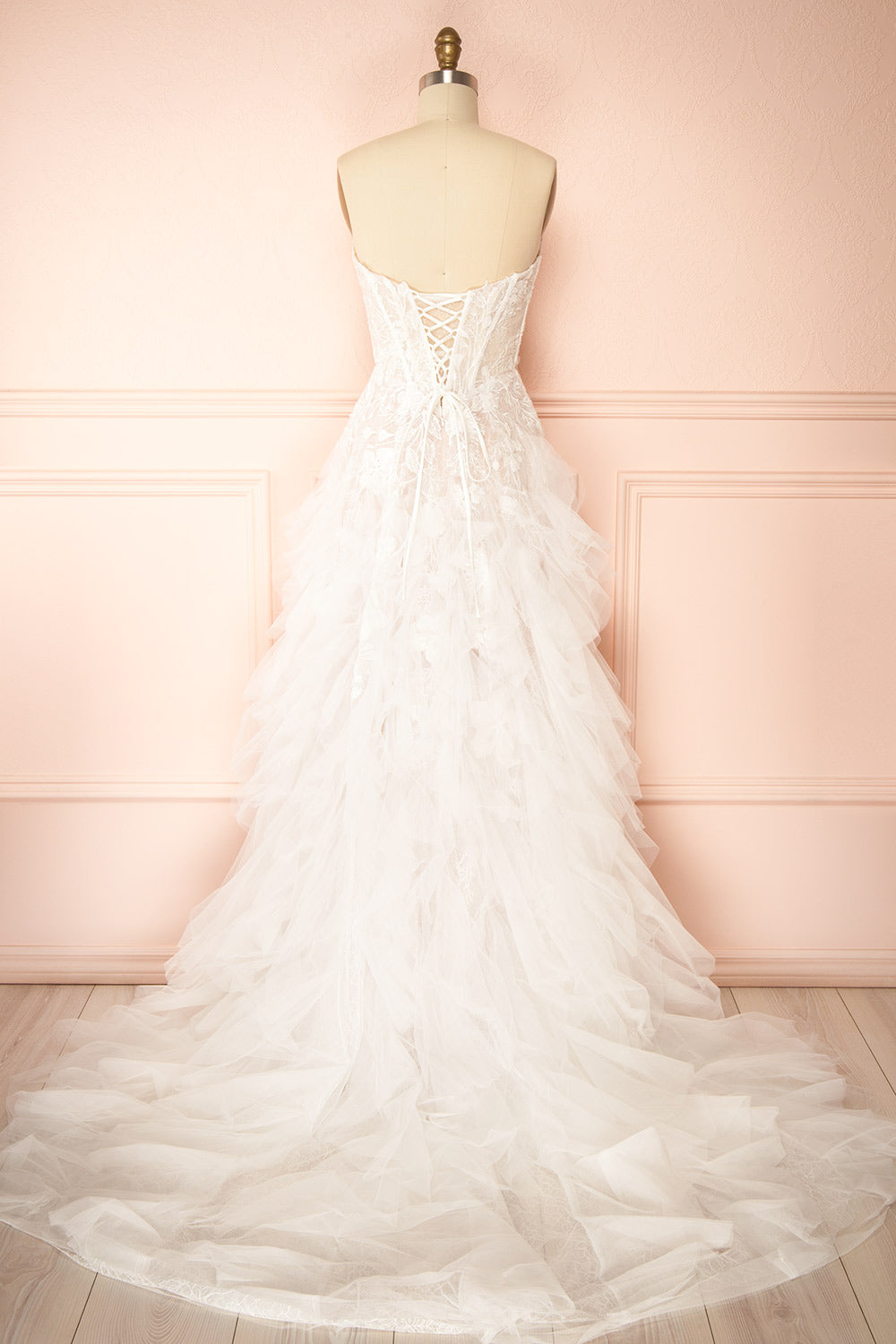 Trinity | Drop Waist Wedding Gown with Corset