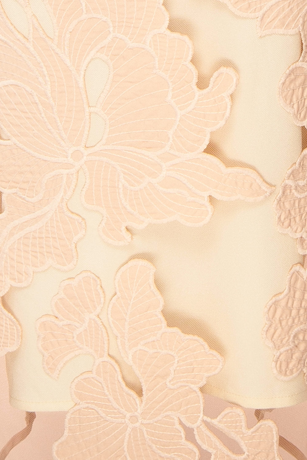 Tsumugi | Midi Dress with Floral Pattern