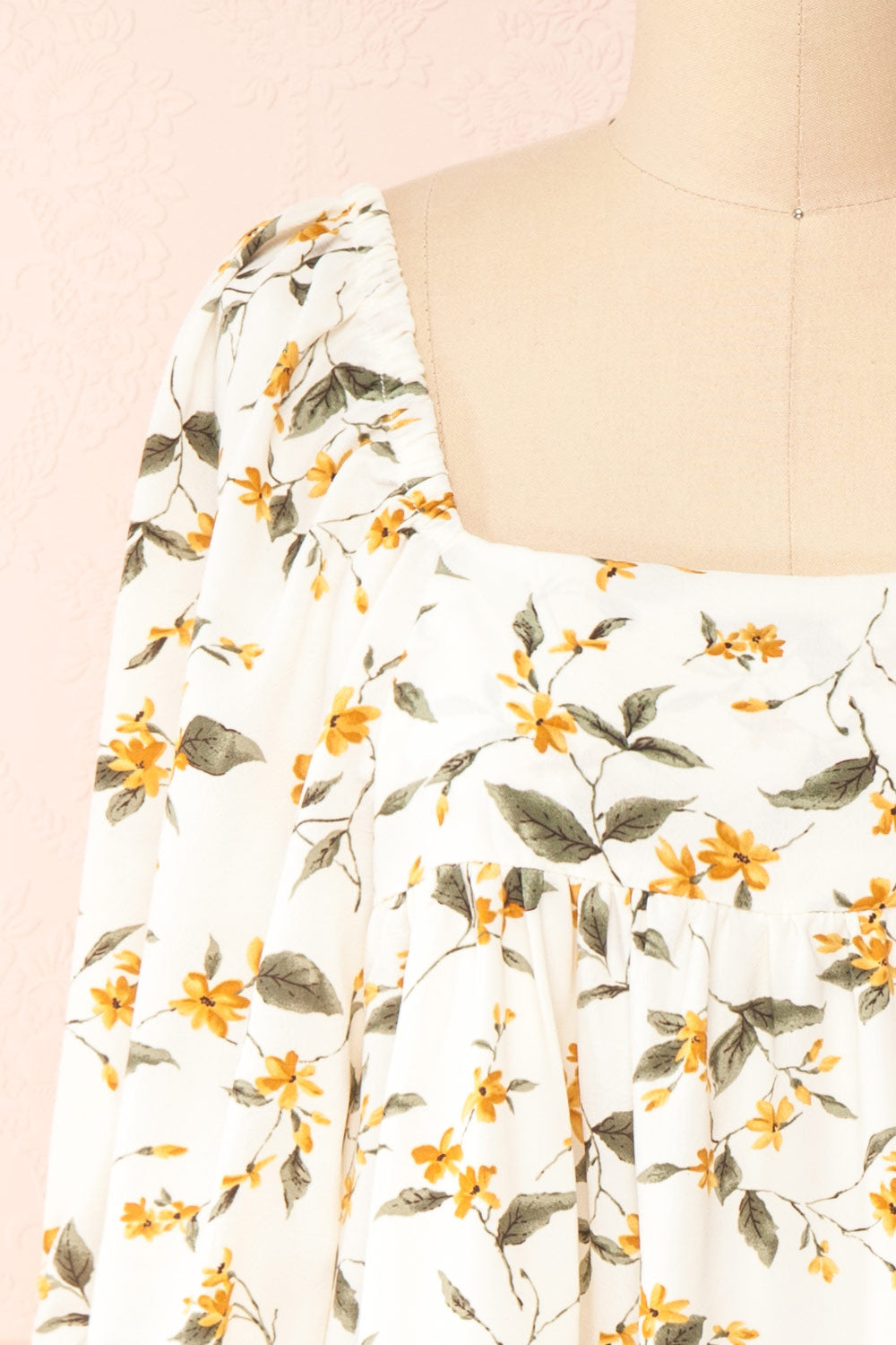 Tuline | Short Floral Babydoll Dress